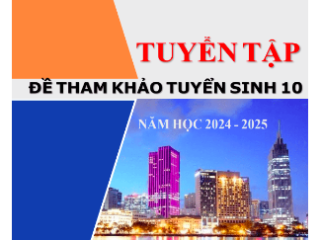Đáp án đề tham khảo Toán tuyển sinh 10 năm 2024 – 2025 sở GD&ĐT TP Hồ Chí Minh