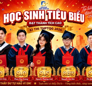 Vinh Danh Bảng Vàng 2026: Chúc Mừng Những "Chiến Binh" Xuất Sắc Nhất Tại Lớp Toán Thầy Đặng Hoàng Dư