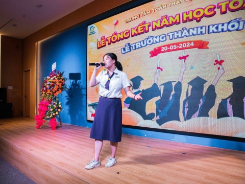 Lễ tổng kết năm học và tuyên dương học sinh Xuất sắc tại trung tâm luyện toán Đặng Hoàng Dư 2024